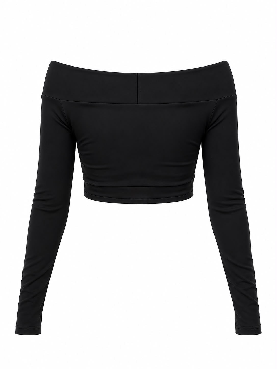 Top off-shoulder Aura en negro de LYA Studio, vista 3