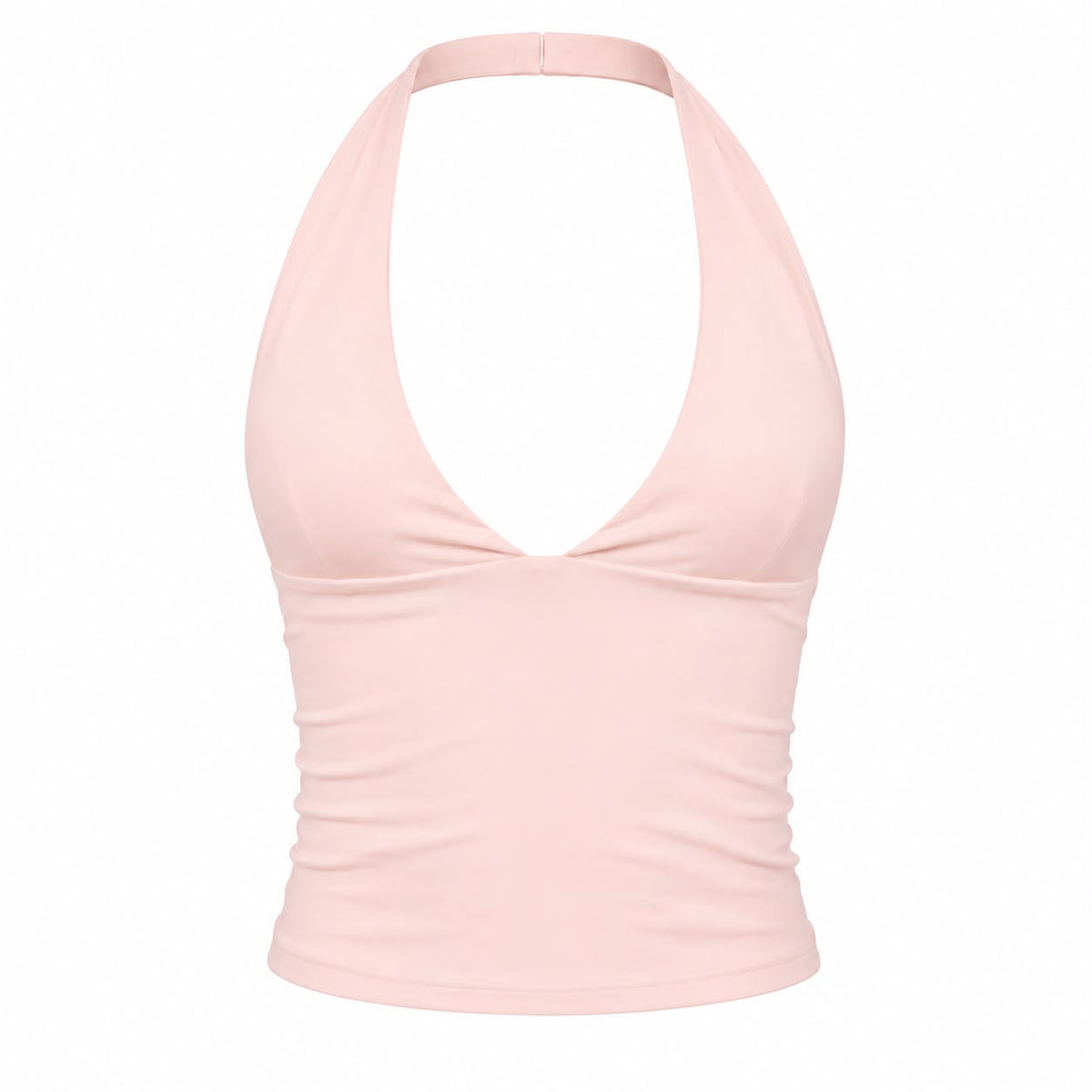 Top halter deportivo Aura en blush de LYA Studio, vista 2