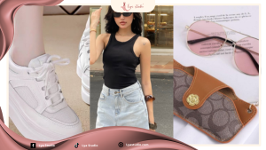 Hình. Phối cùng với giày sneaker quần jean ngắn và phụ kiện
