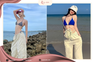Đi biển mặc gì chụp hình đẹp