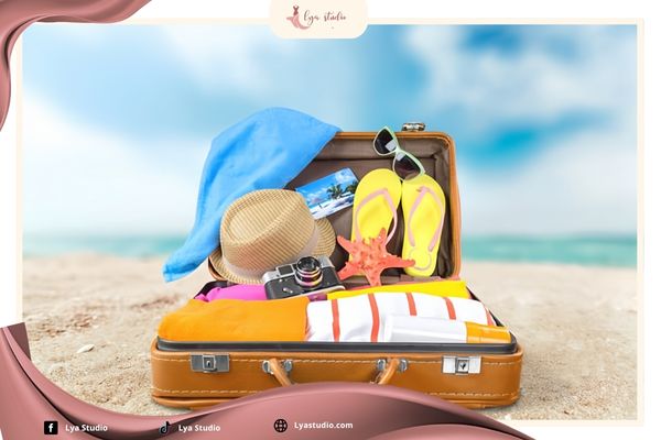 Đi biển mặc gì chụp hình đẹp: Phụ kiện đi kèm