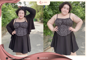 Phối áo hai dây cho chubby