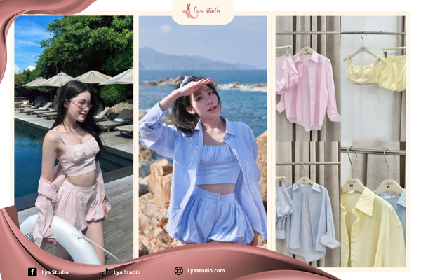 Set bộ sọc dũi 3 món