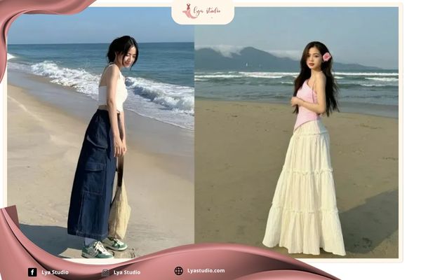 Set đồ đi biển kín đáo: Đẹp không cần hở