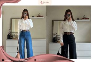 Phối đồ với áo sơ mi trắng đẹp