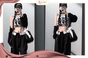 quần ống suông nữ mặc với áo gì