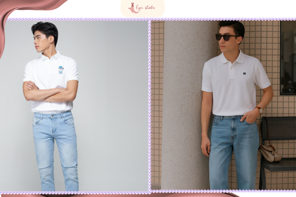 Xem phim mặc gì? Quần jean + áo phông cơ bản